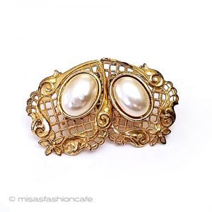 ミリアムハスケル刻印パール　イヤリング