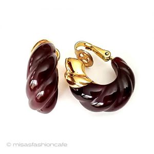 Trifari トリファリ フープ イヤリング