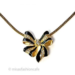 Trifari  トリファリ リボン ネックレス