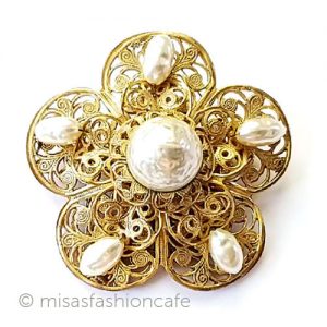 ミリアムハスケル 刻印 バロックパールの花