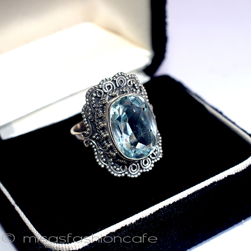 925 silver ring in box