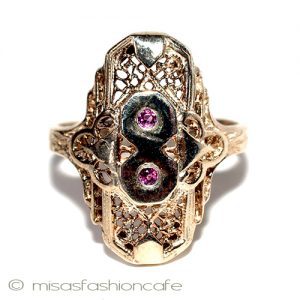 天然石 アメジスト 14Kローズゴールド 925