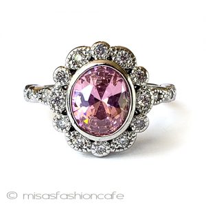 サファイア&トパーズ指輪 スターリング925 リング