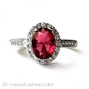 ルビーリング 指輪 スターリングシルバー