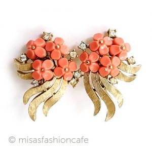 Trifari  トリファリ ブーケ花束イヤリング