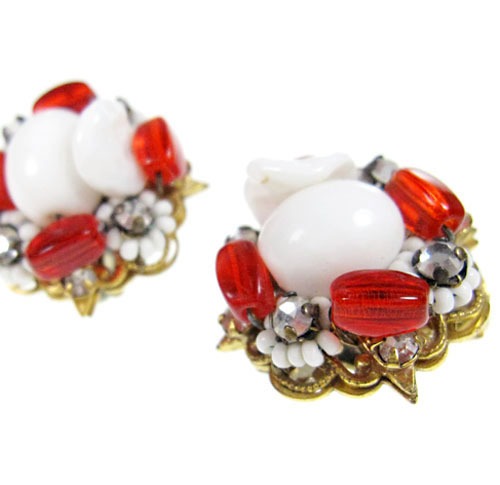 Robert ロバート 小花イヤリング 3/4 VIEW