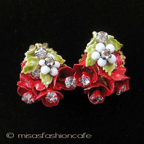 Robert イヤリング 　フラワーブーケ detail view