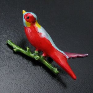 Original By Robert  赤い鳥 ブローチ