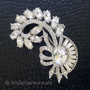 アンティークジュエリー アートデコ　花ブーケ