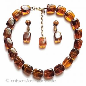 Trifari  トリファリ べっ甲  セット