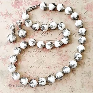 Trifari  トリファリ 透かし銀葉 セット