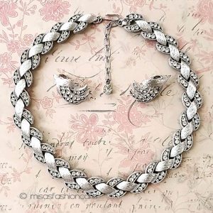 Trifari  トリファリ クリスタル セット