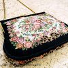 ヴィンテージ　バッグ 総刺繍お花プチポア 3/4 view
