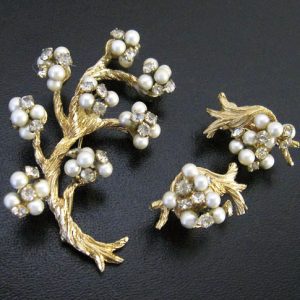 アンティークジュエリー パールRSの木セット