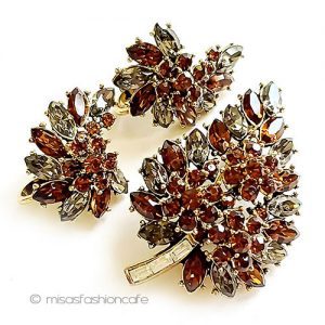 Trifari  トリファリ クリスタル セット