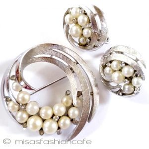 Trifari  トリファリ パールRS セット