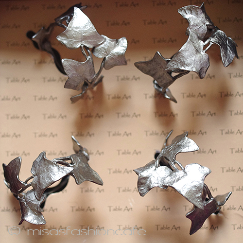 マイケルミショー　アイビー ナプキンリング　４個セット detail view