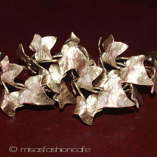 マイケルミショー　アイビー ナプキンリング　４個セット detail view