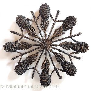 マイケルミショー 鍋敷き 松ぼっくり 松の木