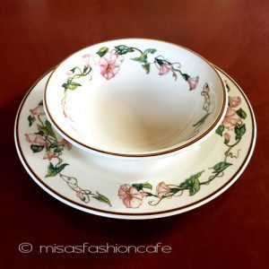 ビレロイ&ボッホ 朝顔 花 ボウル&お皿セット