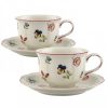 ビレロイ＆ボッホ プチフルール カップ＆ソーサー ２セット