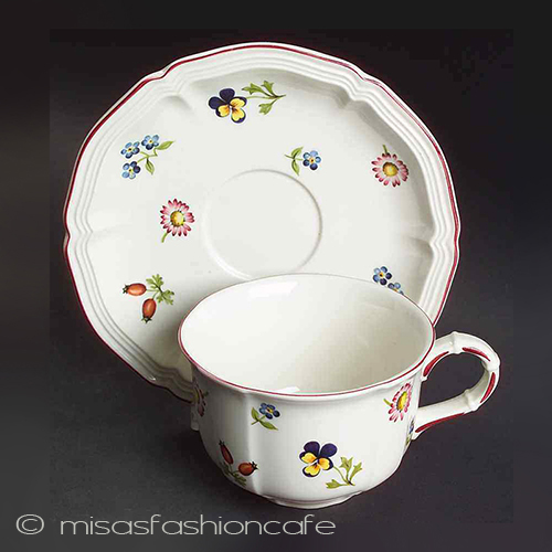 ビレロイ＆ボッホ プチフルール カップ＆ソーサー ２セット detail view